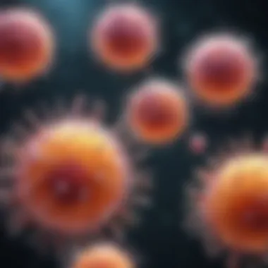 Immune Cells and Zinc Response Illustration of immune cells responding to zinc